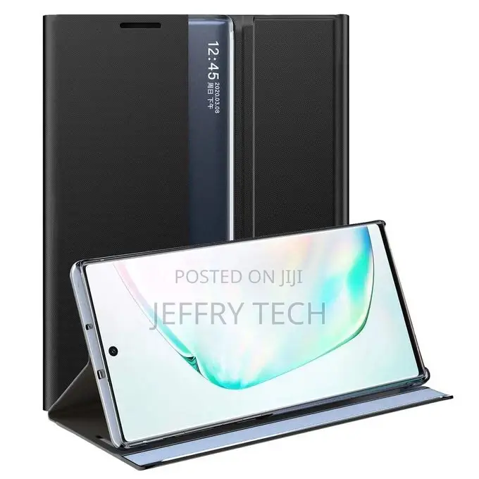Galaxy Note 10+ Plus Case, Windcase Slim PU Leather Flip Sma