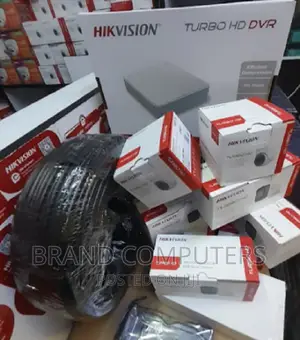 4 Channel CCTV Camera Kit With 4 Cameras- CCTV Cameras