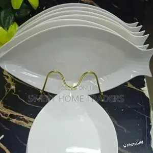 6pcs Melamine Fish Plates, Fish