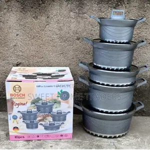 TC 10pcs Regina Granite Cookware Set