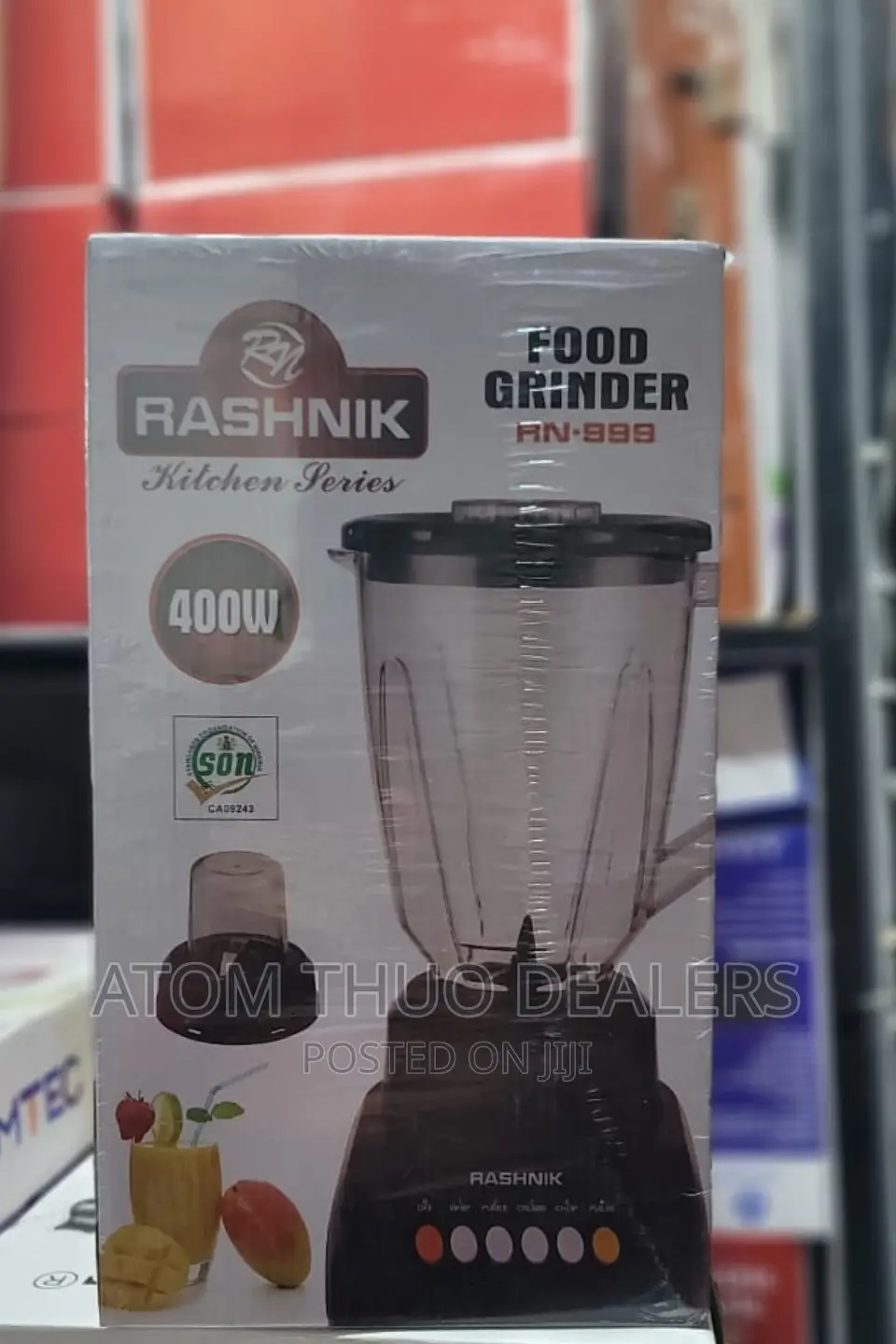 Rashnik 2 in 1 Blender With Grinding Machine 1.5L ,.,