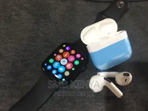 Series 8 Full Screen Smart Watch With Airpods Combo