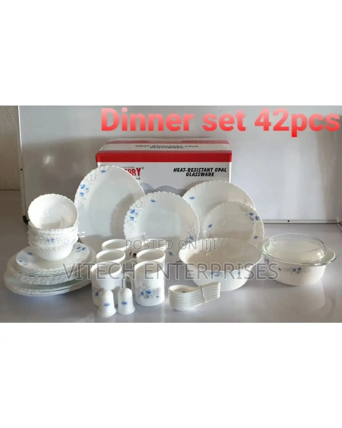 Redberry Premium Opalware Dinnerset - 42 PCS