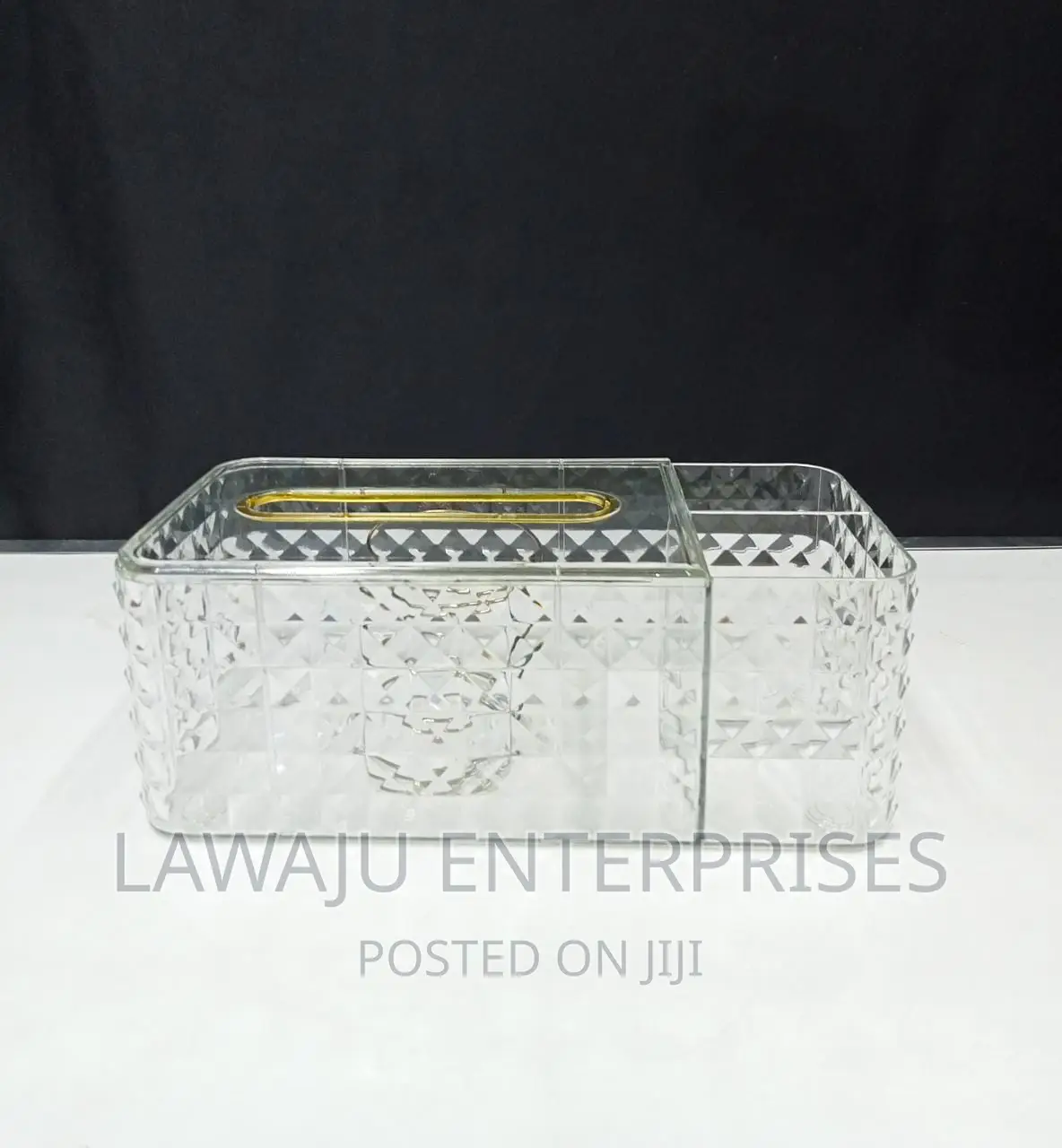Clear Plastic Serviette Storage Box