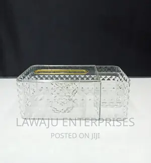 Clear Plastic Serviette Storage Box