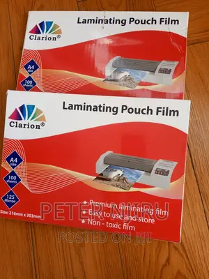 A4 Laminating Pouch Films AVAILABLE
