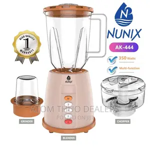 Nunix 3in1 Blender With Grinding Machine 1.5ltr Model AK-444