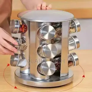 Rotating Spice Rack/Spice Counsel(12 Pieces)