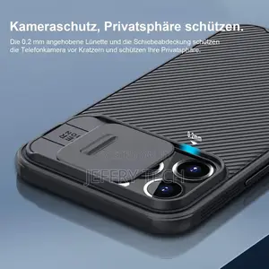 iPhone 13 Pro Max Case With Sliding Camera Cover [Upgraded L