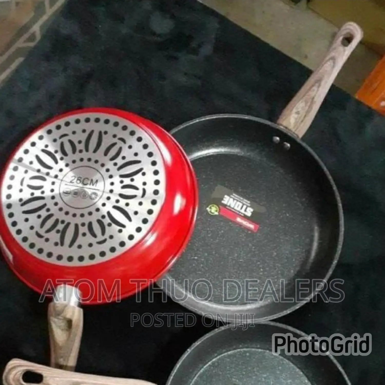 Stone/Granite Frying Pans
24cm
26cm/=
28c