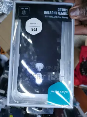 Nillkin Back Cover for Oneplus 6 (Black, Grip Case)
