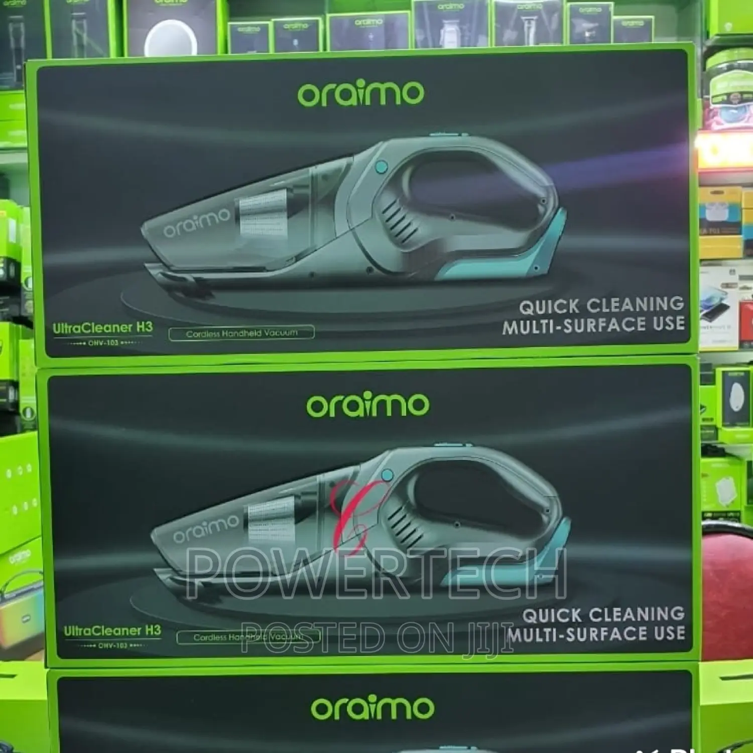 Super Suction Cordless Handheld Vacuum Cleaner -Oraimo