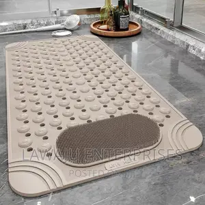 Beige Anti Slip Mat With Scrub