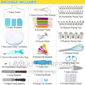114 PCS Cake Decorating Set