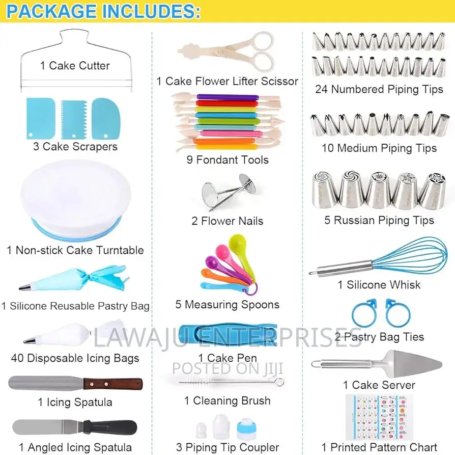 114 PCS Cake Decorating Set