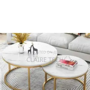 White Nesting Nordic Luxury Coffee Table( Marble)