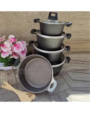 UNIQUE HEAVYDUTY 12 Pieces Granite Heavy Gauge Non Stick