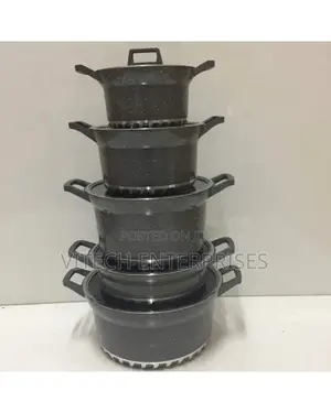 Bosch Cookware Set 10pcs Heavy Nonstick Granite Cookware Set