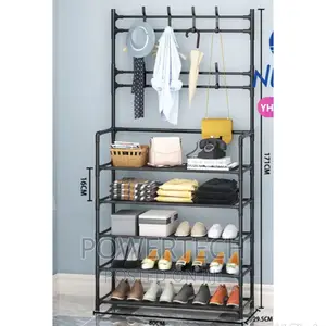 All-in-1 5 Layer Shoe Rack/Coat Rack/Cap Hanger *