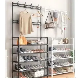 Multifunctional 5 Tier Shoe Rack Organizer .