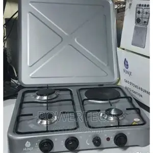 Nunix Table Top Cooker 3gas+1 Electric Burner Stove