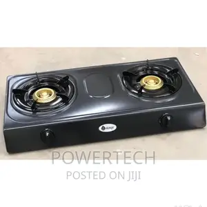 Nunix Stainless Steel 2 Burner Gas Cooker-
Black