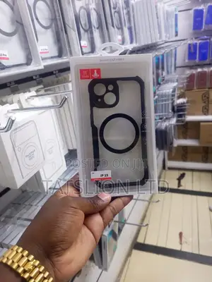 iPhone 15 Hybrid Soft TPU Bumper Clear Magnetic Case Compat