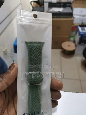 Elastic Nylon Strap for Apple Watch 42/44mm XL Size Green