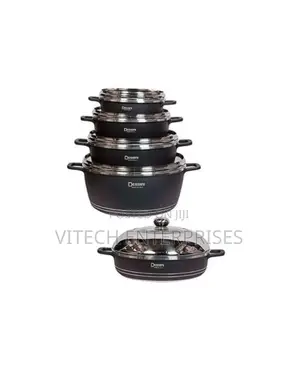 Dessini 10 Pcs Non-stick Cooking & Serving Pots & Pans