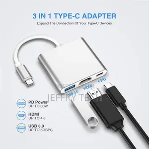 General 3 in 1 Type-C to HDMI Multifunction Adapter Type