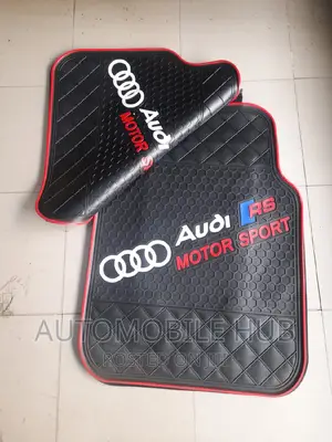 Audi RS Motorsports Car Floor Mats Black