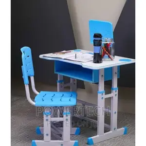 Kids Study Desk and Chair Set Height Adjustable
