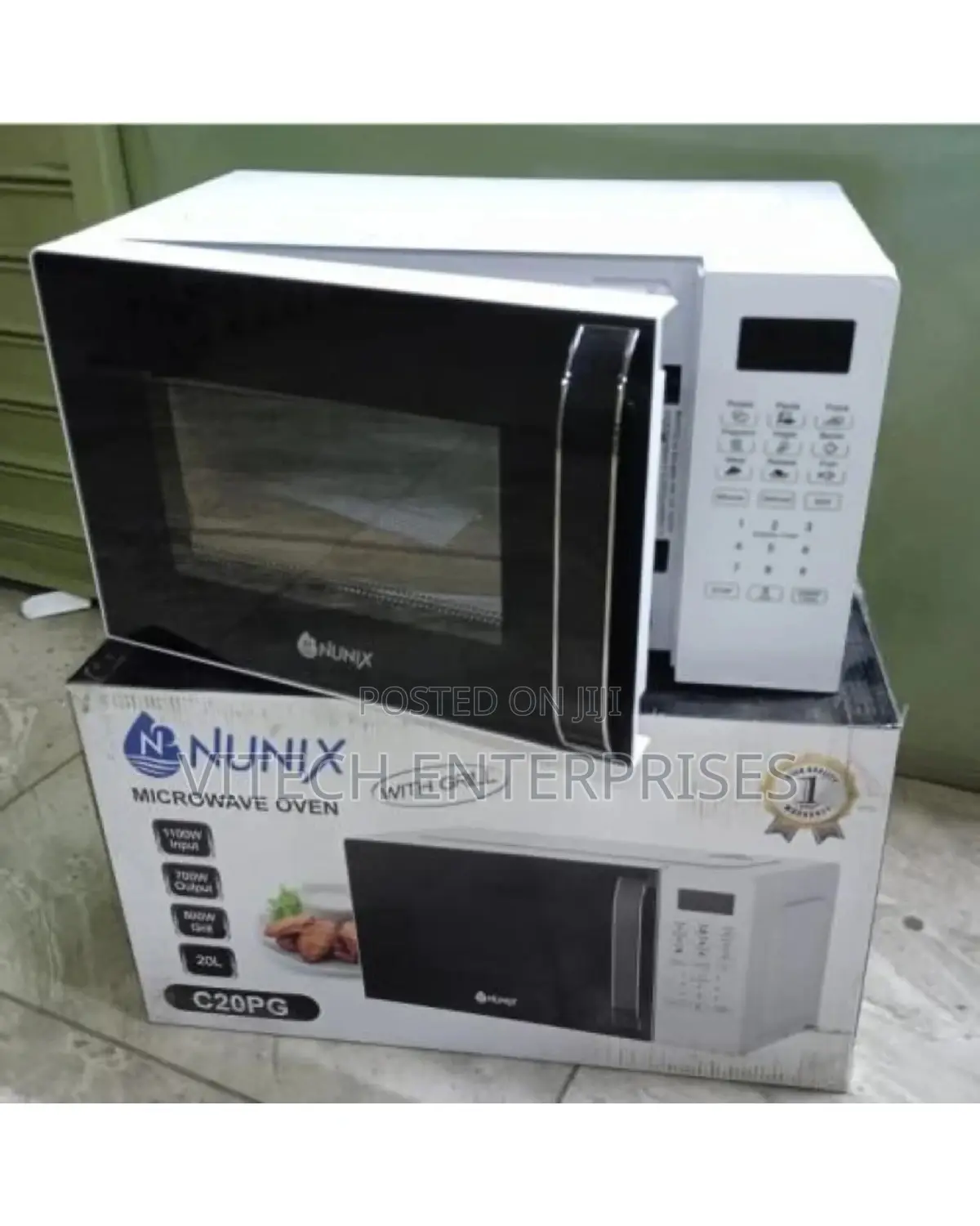 Nunix Digital Microwave Oven 20L WITH GRILL