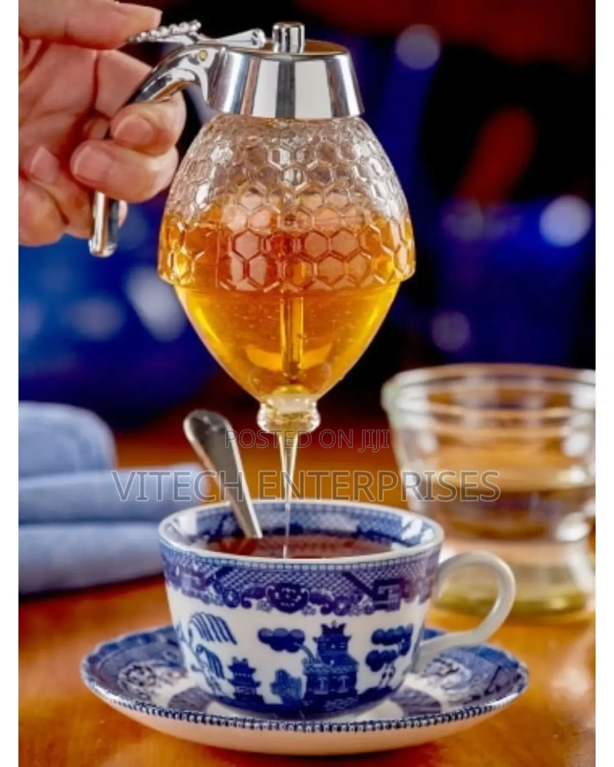 Honey Accessories Honey Dispenser With Drip Bottle
