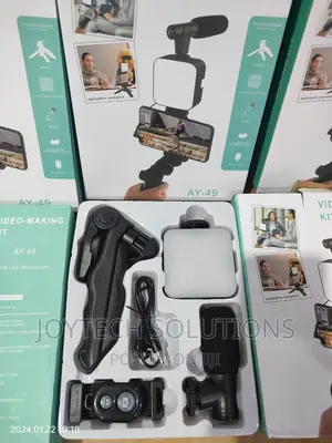 Mobile Phone Vlogging Kit With Condenser Micphone