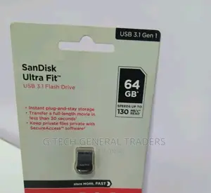Flash Disk! Sandisk Ultra Fit 3.1 Usb 64gb Flash Drive