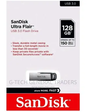 Flash Disk! Sandisk Ultra Flair Usb 3.0 Flash Drive 128gb