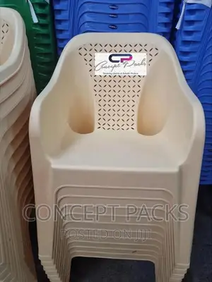 Cream Easy Plastic Chair