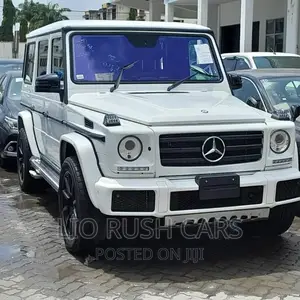 2017 White Mercedes-Benz G-Class - Sophisticated Vehicle