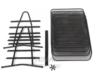 4 Layer Office Tray Mesh Black