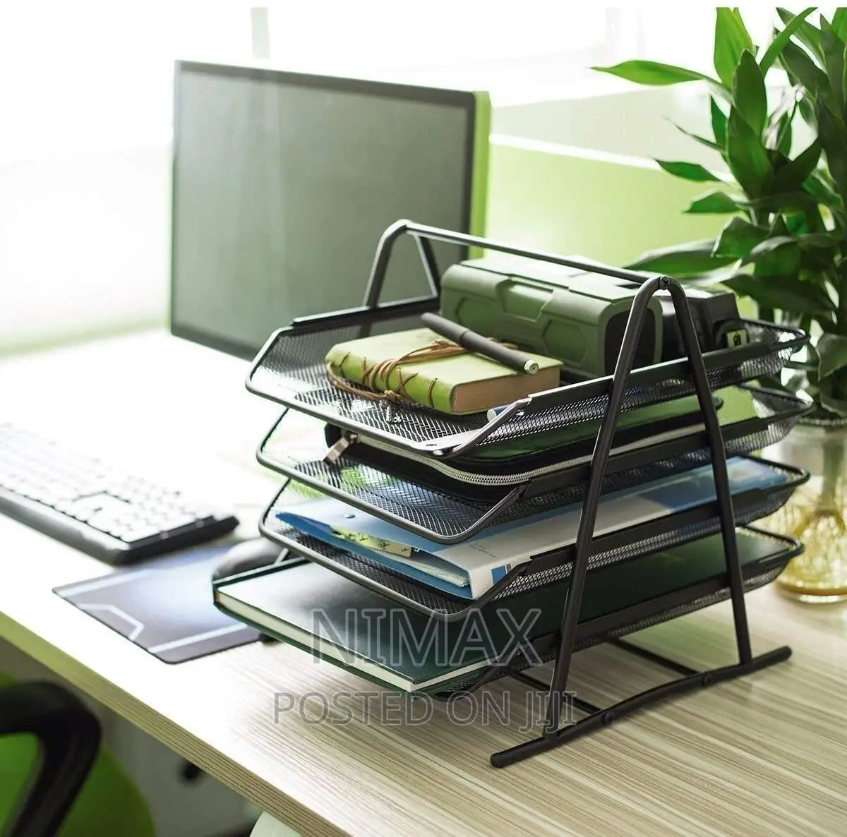 4 Layer Office Tray Mesh Black