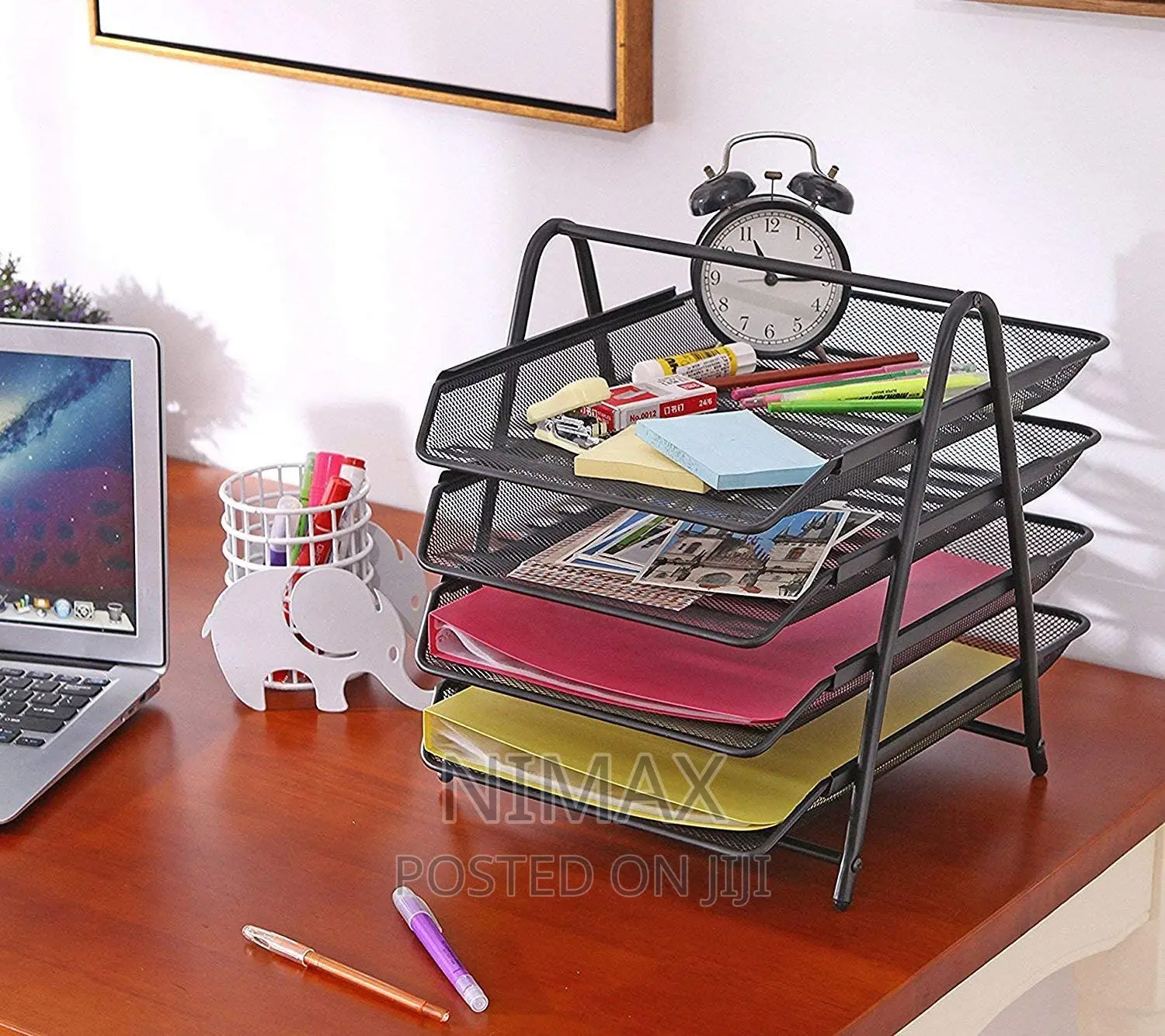 4 Layer Office Tray Mesh Black