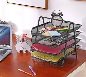 4 Layer Office Tray Mesh Black