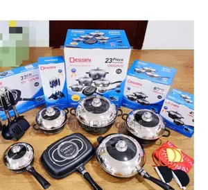 Dessini 23 Pieces Dessini Cookware Set Die Cast