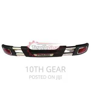Rear Bumper Guard Prado 120 With Lights