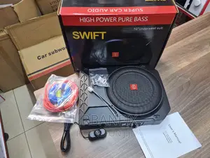 Swift 800 Watts 10 Inch Powered Underseat Subwoofer