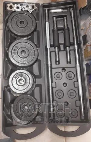 Adjustable 50 KGS Dumbbells With Armbells