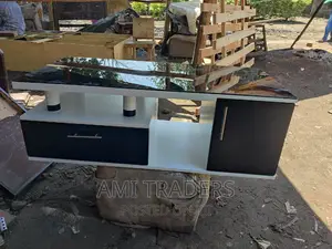 White Coffee Table (Glass Top)