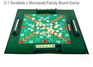 2 in 1 Scrabble - Monopoly Board Game