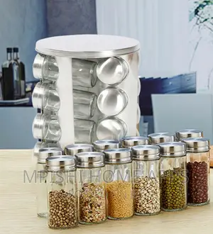 Quality 12pc 360 Degrees Rating Carousel Spice Rack*